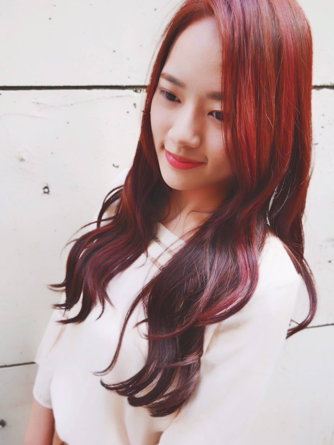 个性的发色-火星红发色